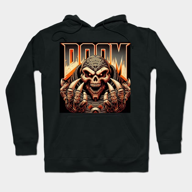 Doom Demon Hoodie by The Doom Guy